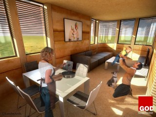 "Modular Eco-House System" in cooperation with Vita Giannini 3Ddesign by Antonis Manolessos