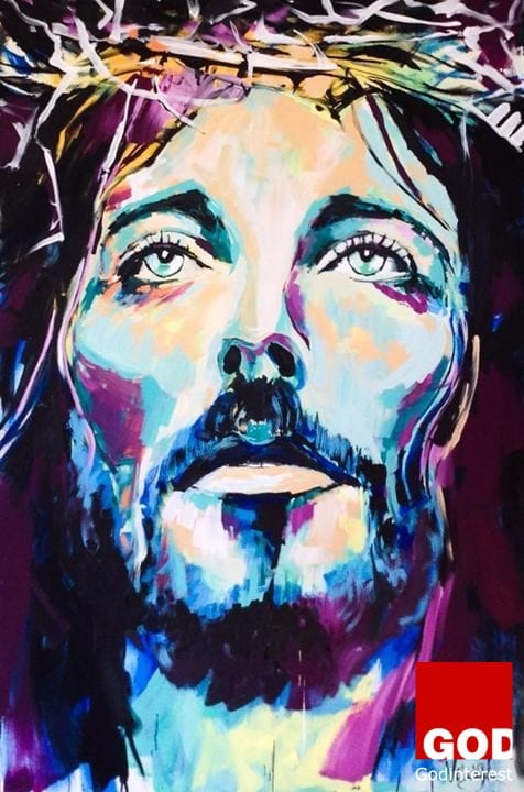 Picture of Jesus #art by Krishi Anne