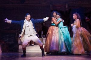 Hamilton, An American Musical, at the Richard Rodgers Theatre