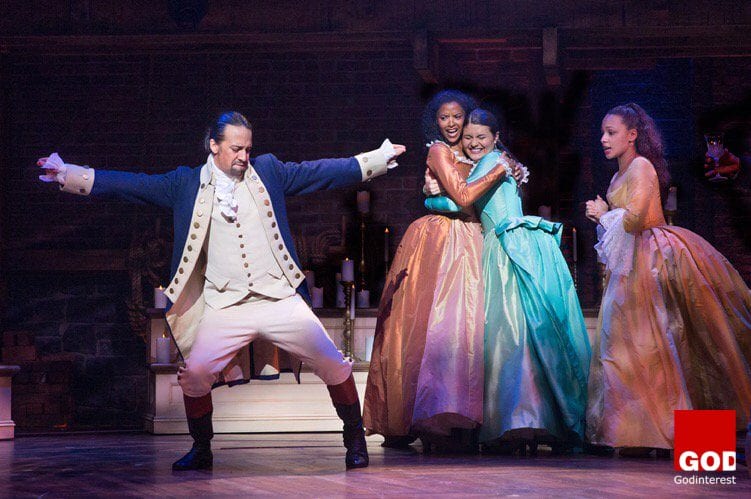 Hamilton, An American Musical, at the Richard Rodgers Theatre