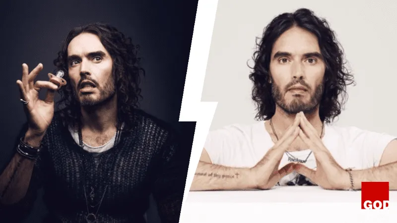 Russell Brand is talking about Jesus.