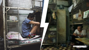 HONG KONG: 200,000 live in cages