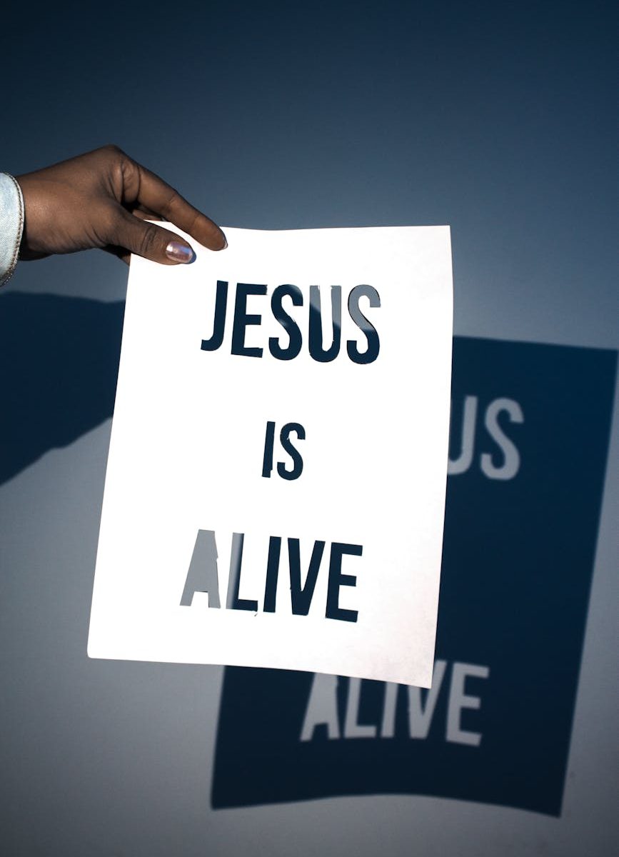 person holding a stencil